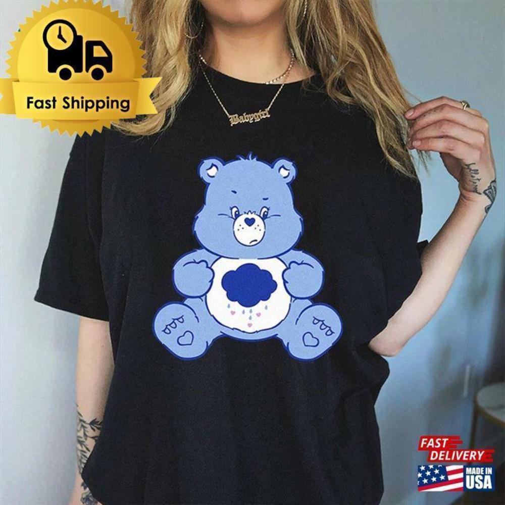 Grumpy Bear Care Bears Birthday Shirt Cartoon Characters Rainbow Classic Unisex